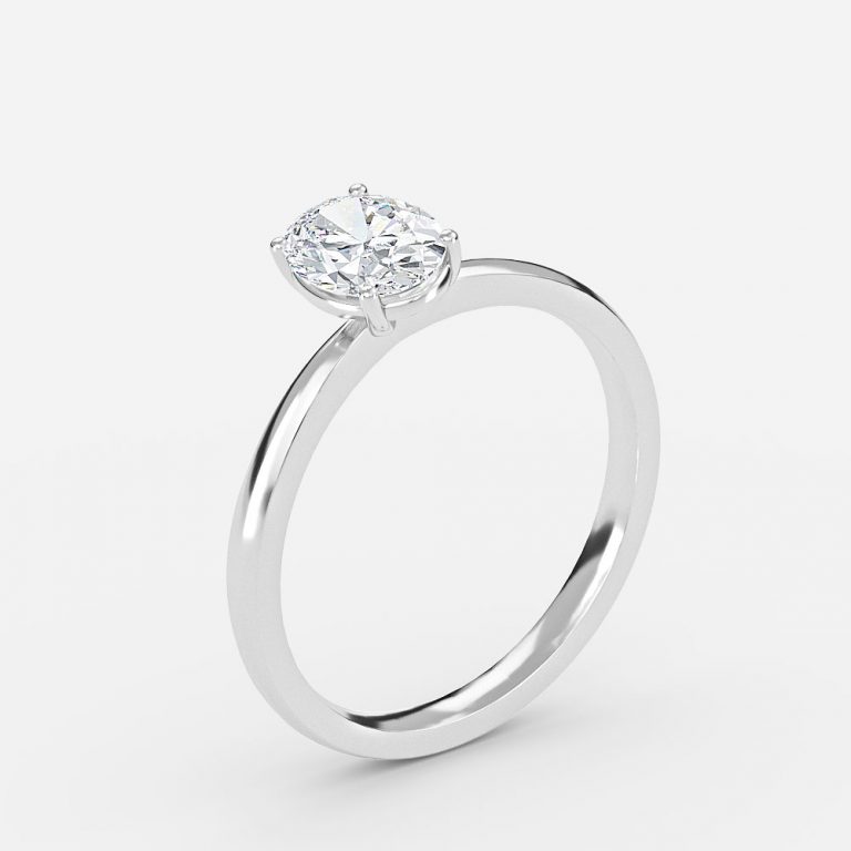 Oval Solitaire Engagement Ring