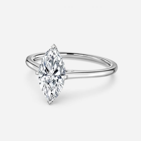 Marquise Solitaire Engagement Ring