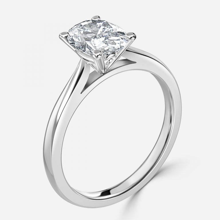 Oval Solitaire Engagement Ring