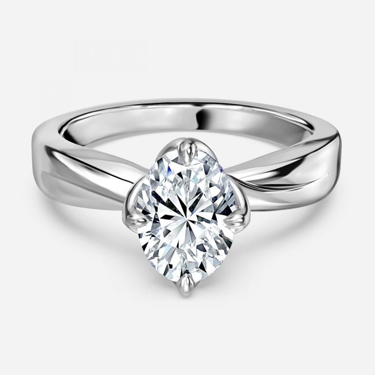 Oval Solitaire Engagement Ring