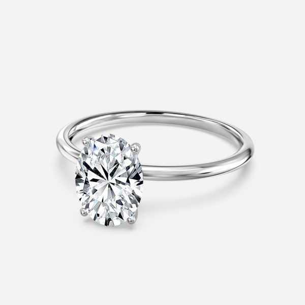 Oval Solitaire Engagement Ring