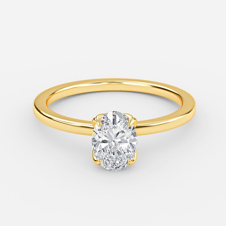 Oval Solitaire Engagement Ring