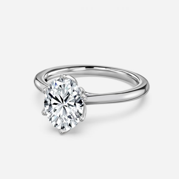 Oval Solitaire Engagement Ring