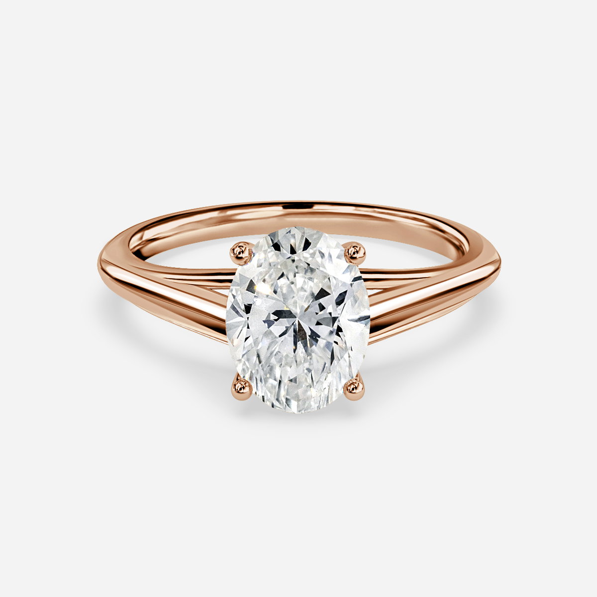 Oval Solitaire Engagement Ring