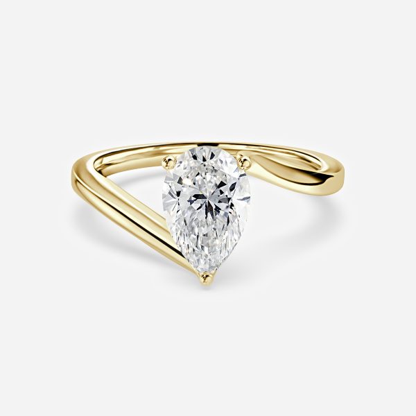 Pear Solitaire Engagement Ring