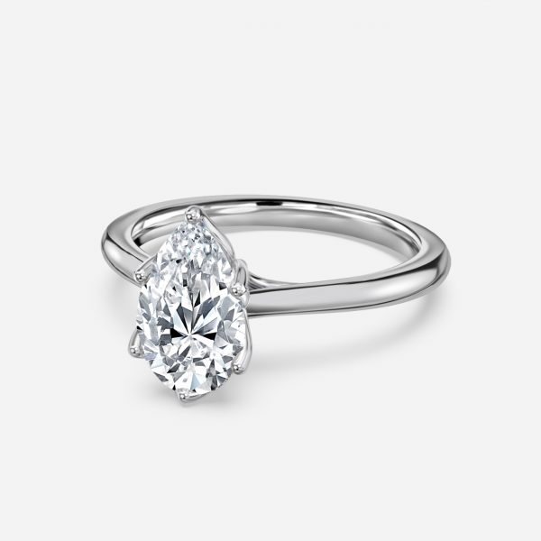 Pear Solitaire Engagement Ring