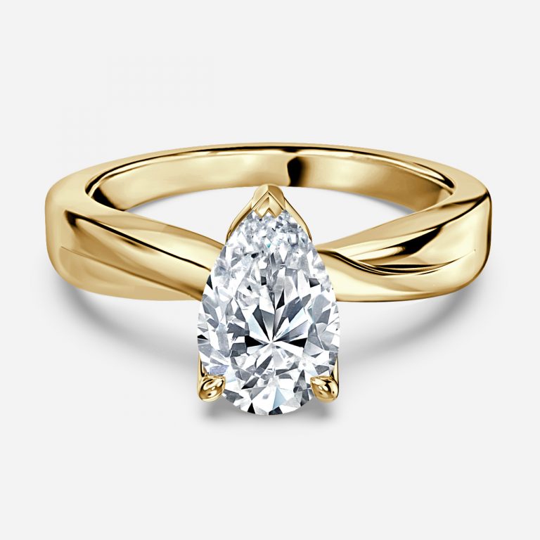 Pear Solitaire Engagement Ring