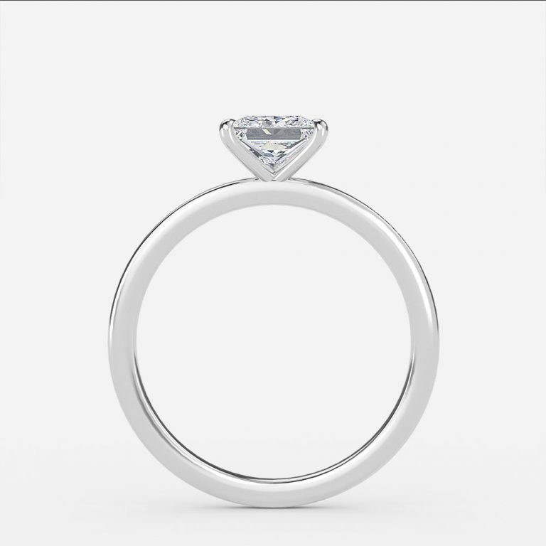 Princess Solitaire Engagement Ring