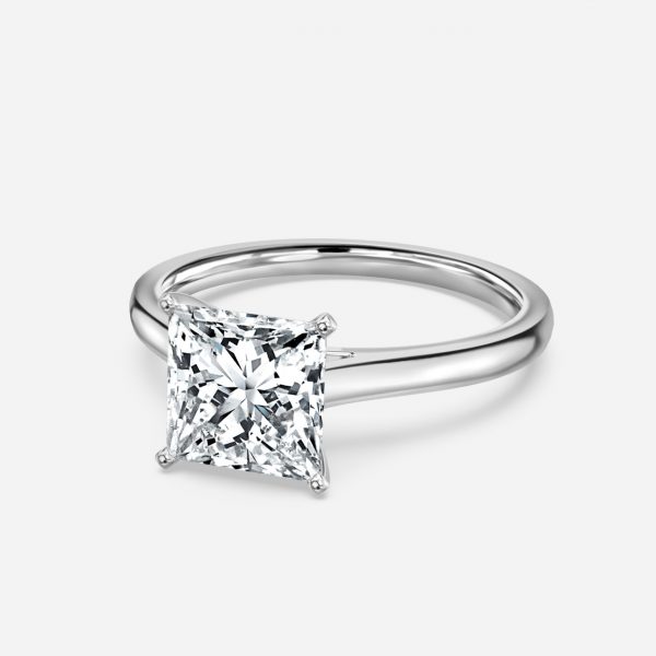 Princess Solitaire Engagement Ring