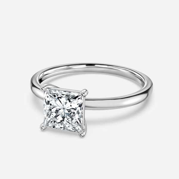 Princess Solitaire Engagement Ring