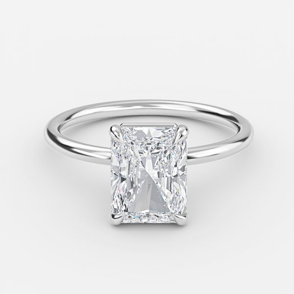 Radiant Solitaire Engagement Ring