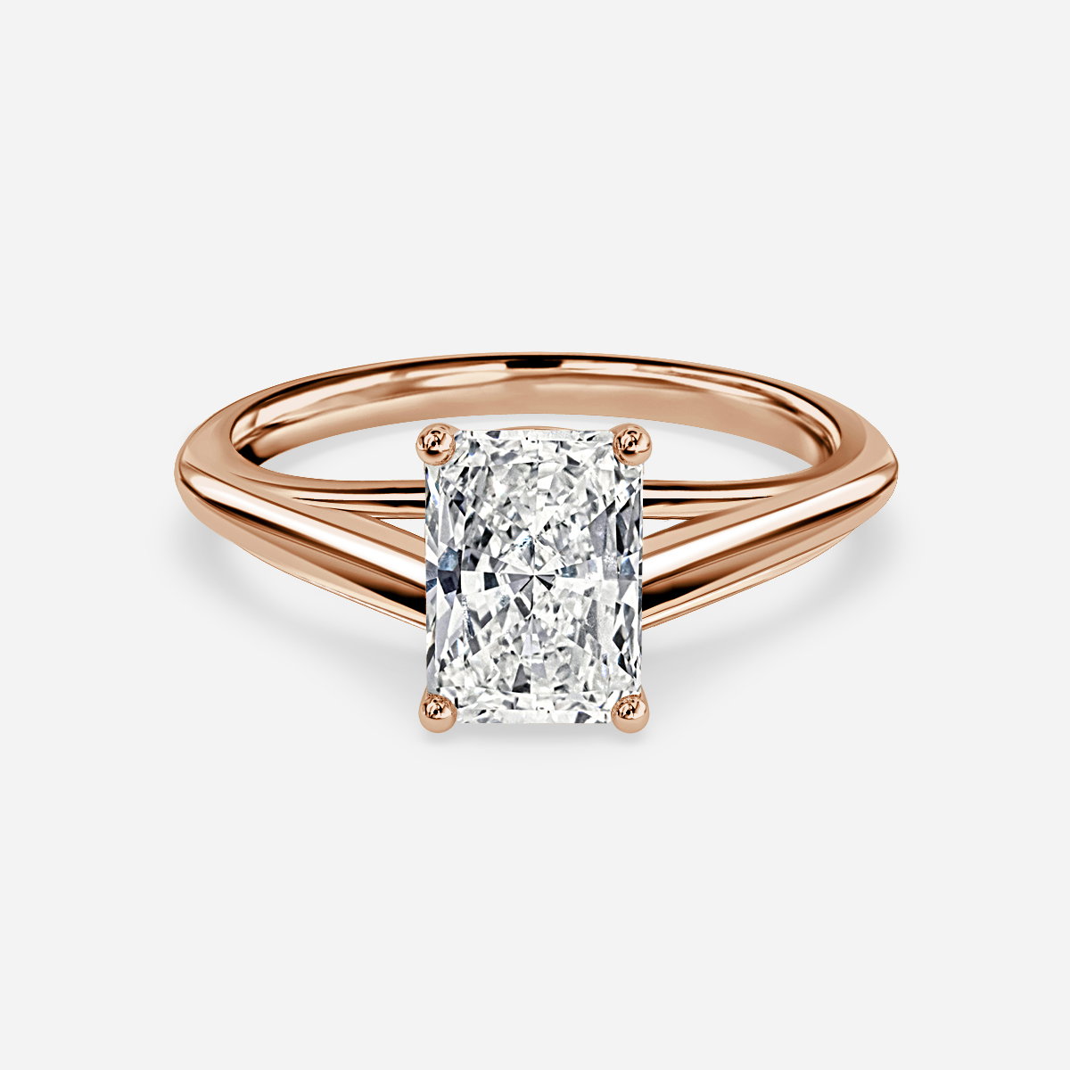 Radiant Solitaire Engagement Ring