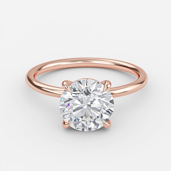 Round Solitaire Engagement Ring