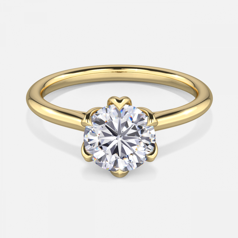 Round Solitaire Engagement Ring