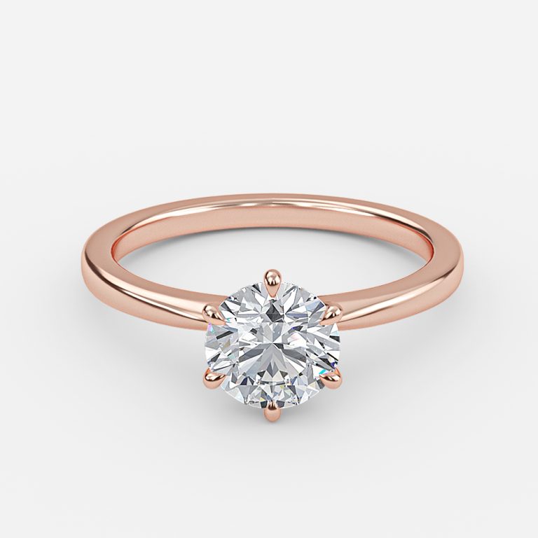 Round Solitaire Engagement Ring