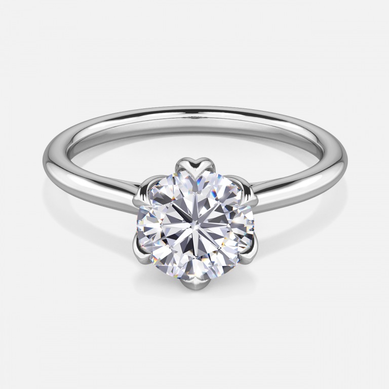 Round Solitaire Engagement Ring