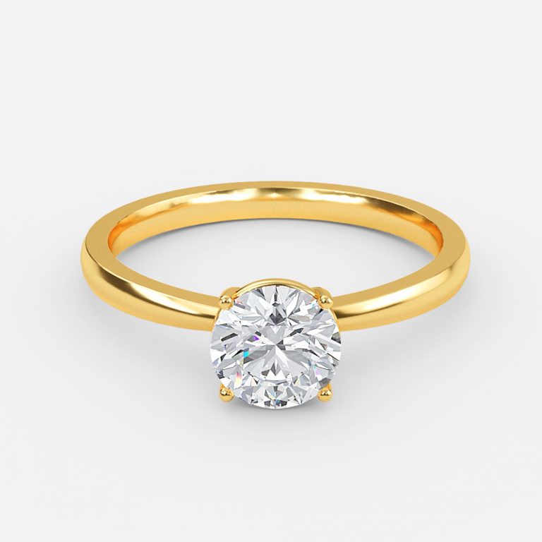 Round Solitaire Engagement Ring