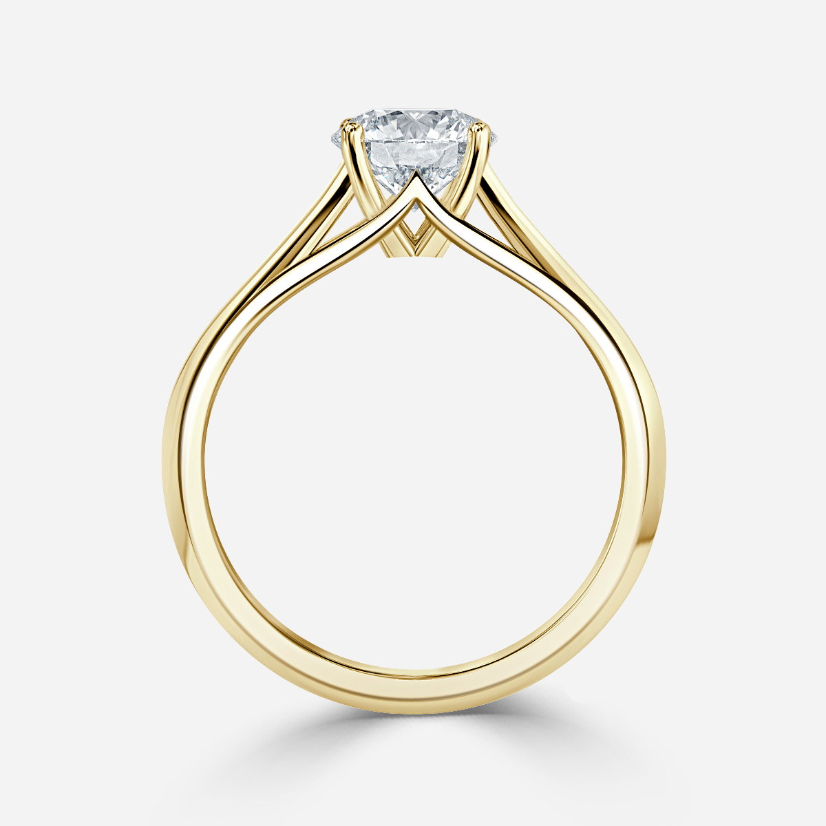 Round Solitaire Engagement Ring