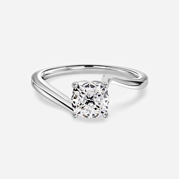 Cushion Solitaire Engagement Ring