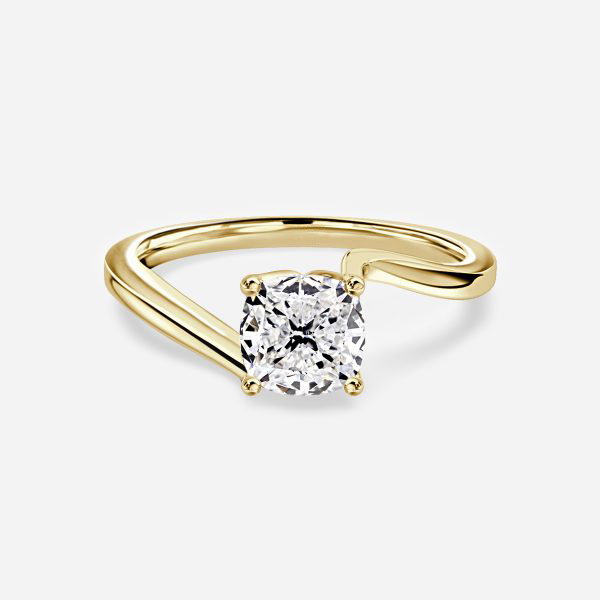 Cushion Solitaire Engagement Ring