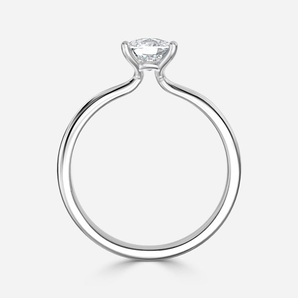Cushion Solitaire Engagement Ring