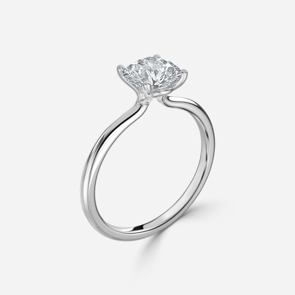 Round Solitaire Engagement Ring