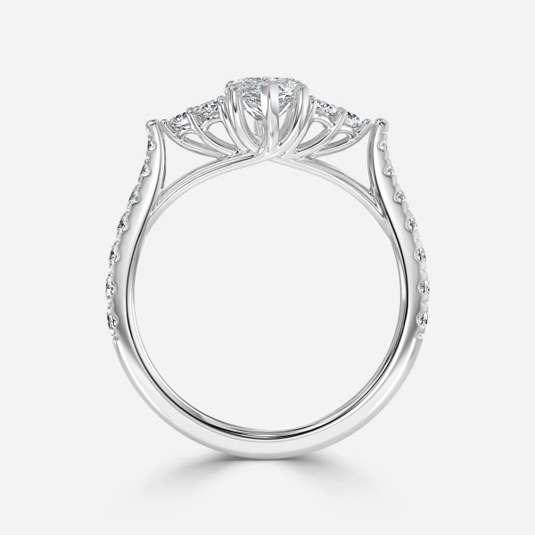 Marquise Cluster Engagement Ring