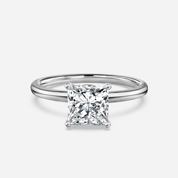 Princess Solitaire Engagement Ring