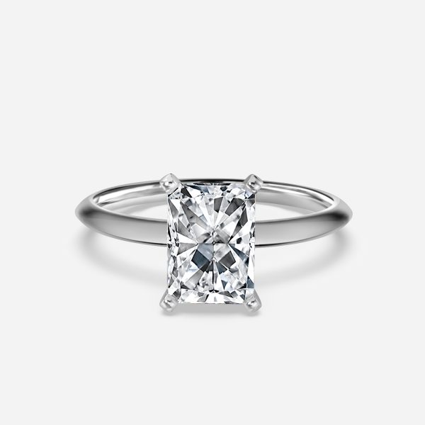Radiant Solitaire Engagement Ring