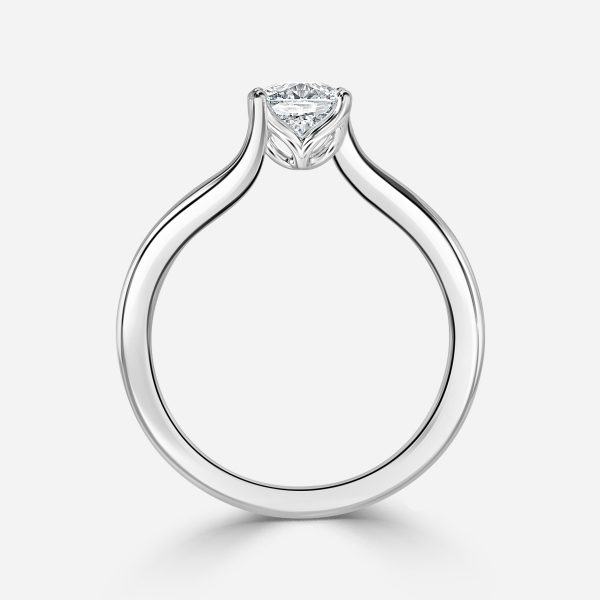 Cushion Solitaire Engagement Ring