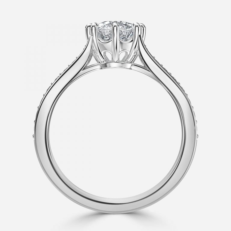 Cushion Vintage Engagement Ring