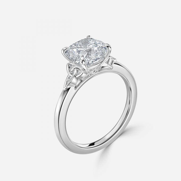 Cushion Vintage Engagement Ring