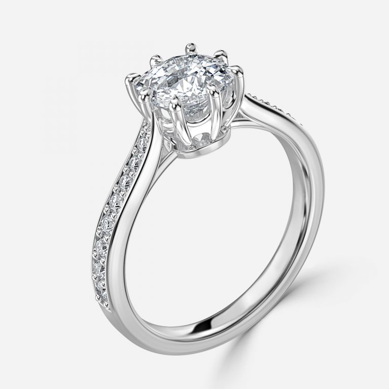 Cushion Vintage Engagement Ring