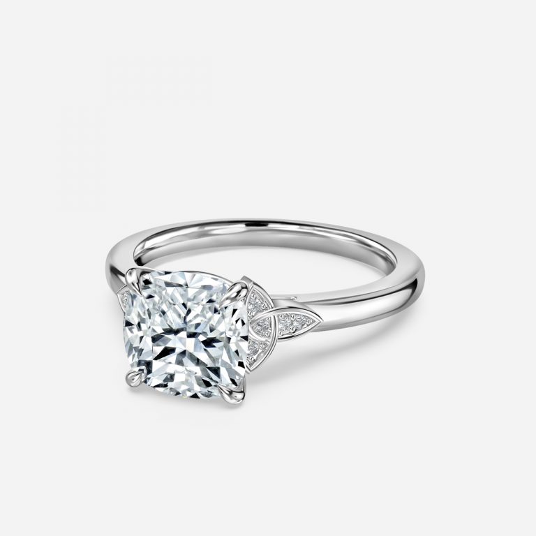 Cushion Vintage Engagement Ring
