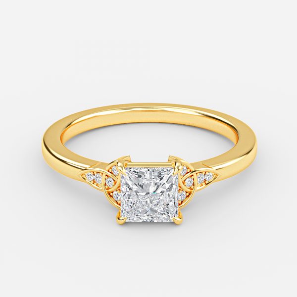 Princess Vintage Engagement Ring
