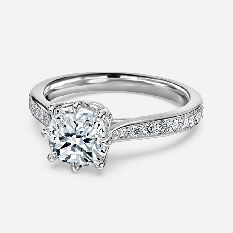 Cushion Vintage Engagement Ring