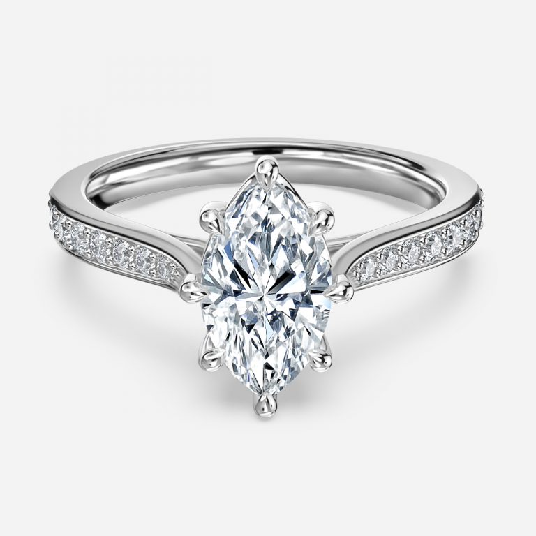 Marquise Vintage Engagement Ring