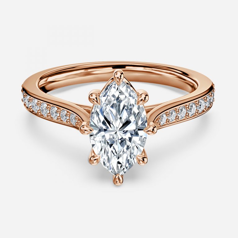 Marquise Vintage Engagement Ring