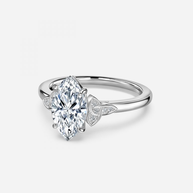 Marquise Vintage Engagement Ring