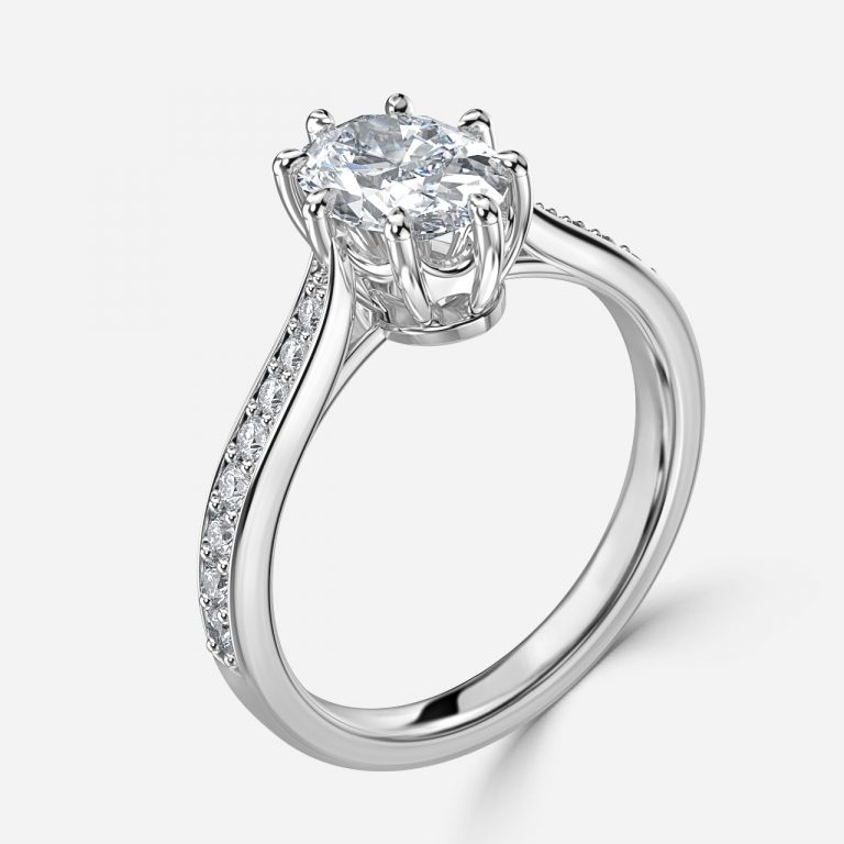 Oval Vintage Engagement Ring
