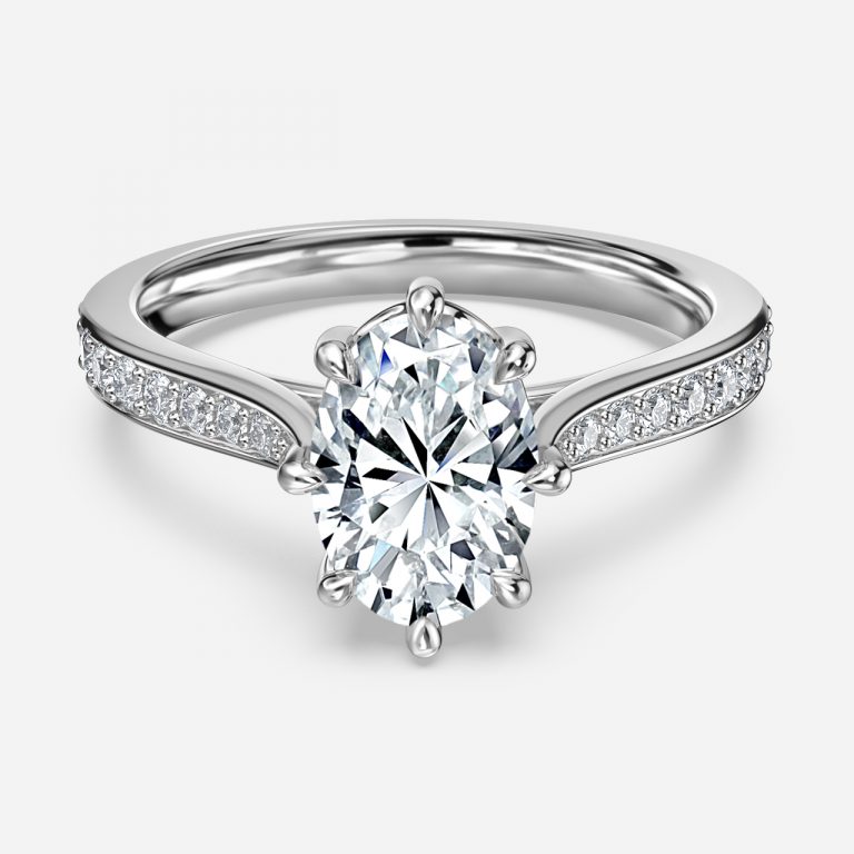 Oval Vintage Engagement Ring