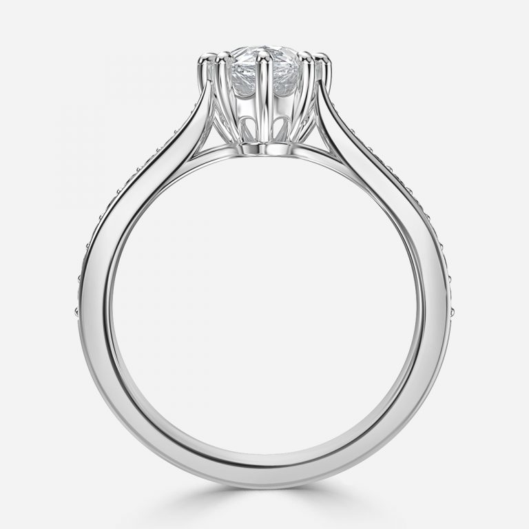 Pear Vintage Engagement Ring