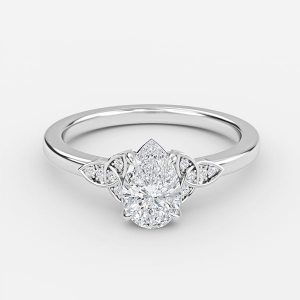 Pear Vintage Engagement Ring