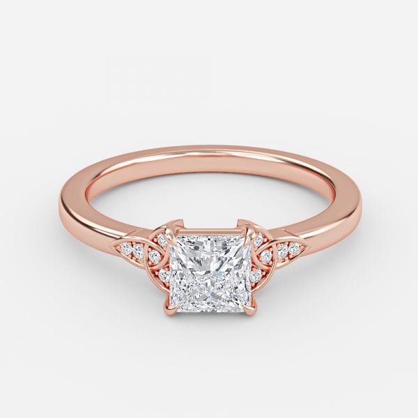 Princess Vintage Engagement Ring