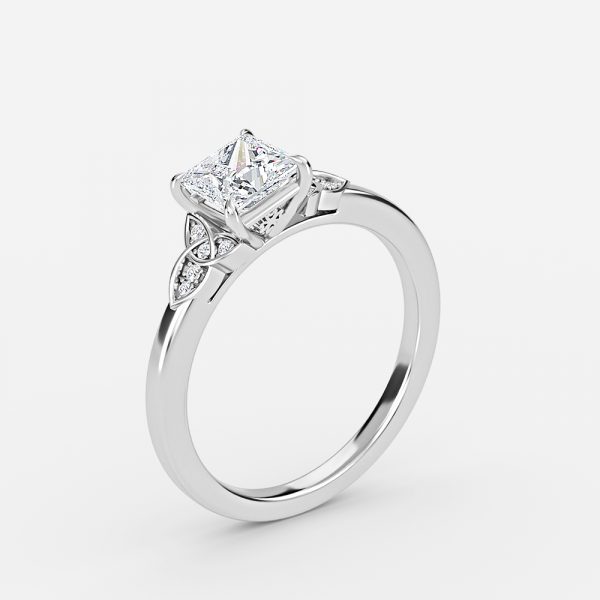 Princess Vintage Engagement Ring
