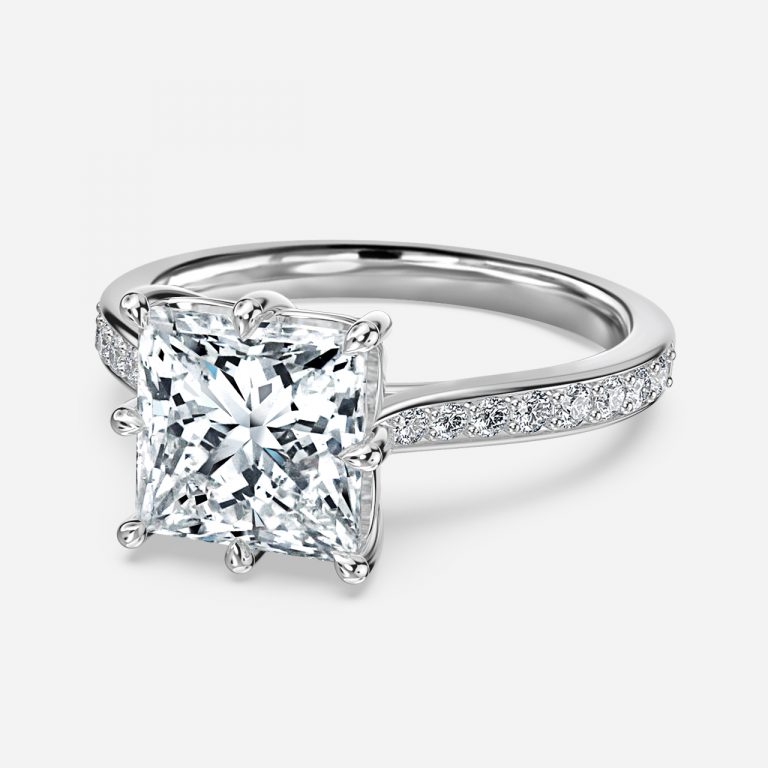 Princess Vintage Engagement Ring