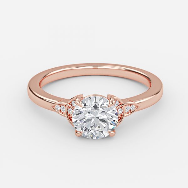 Round Vintage Engagement Ring