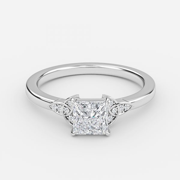 Princess Vintage Engagement Ring