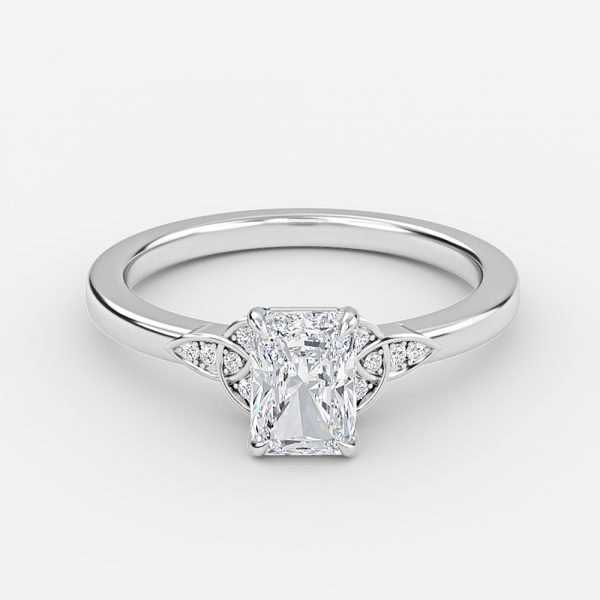 Radiant Vintage Engagement Ring