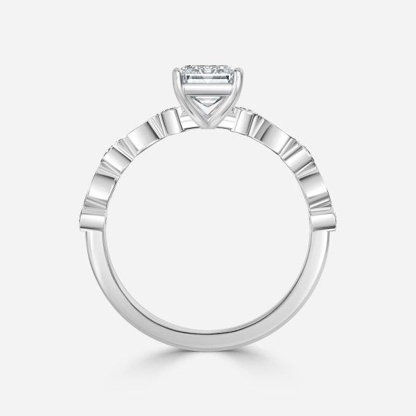 Emerald Unique Engagement Ring
